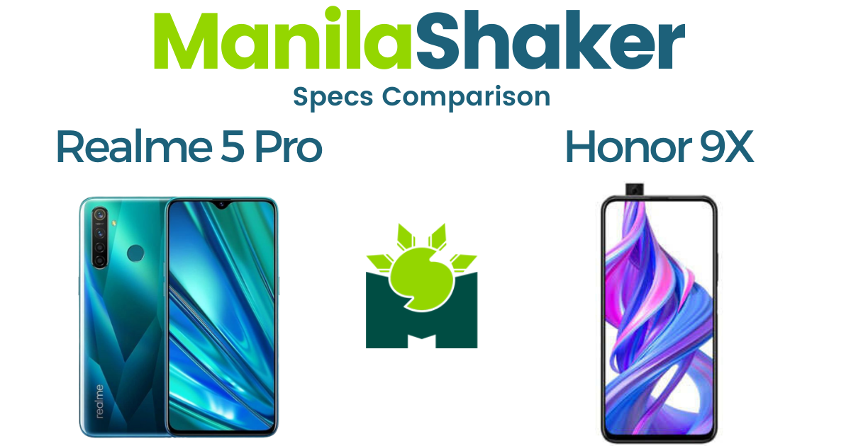 Honor 9X Vs Realme 5 Pro Specs Comparison Premium Design Vs Quad Cameras