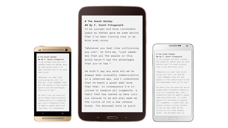 iA Witer App Debuts on Android