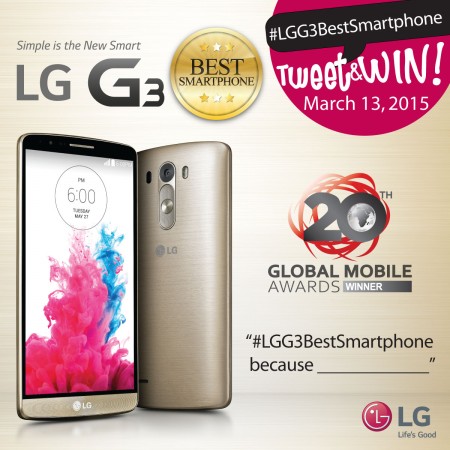 LG G3 Hailed The Best Smartphone Of The Year, Plus Join The Contest And Win LG G3 Beat