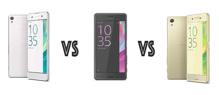 Xperia Xseries image specs comparison features philippines