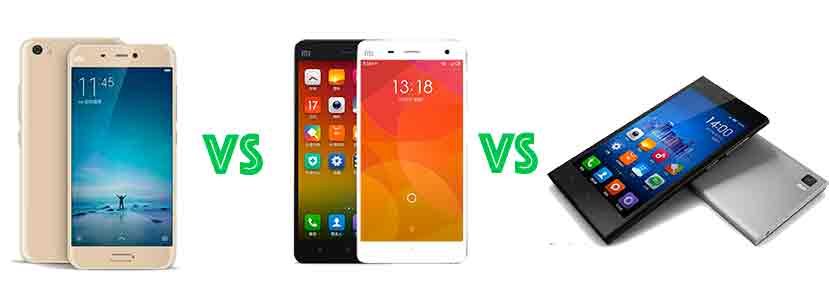 xiaomi mi 5 mi 4 mi 3 specs comparison features philippines