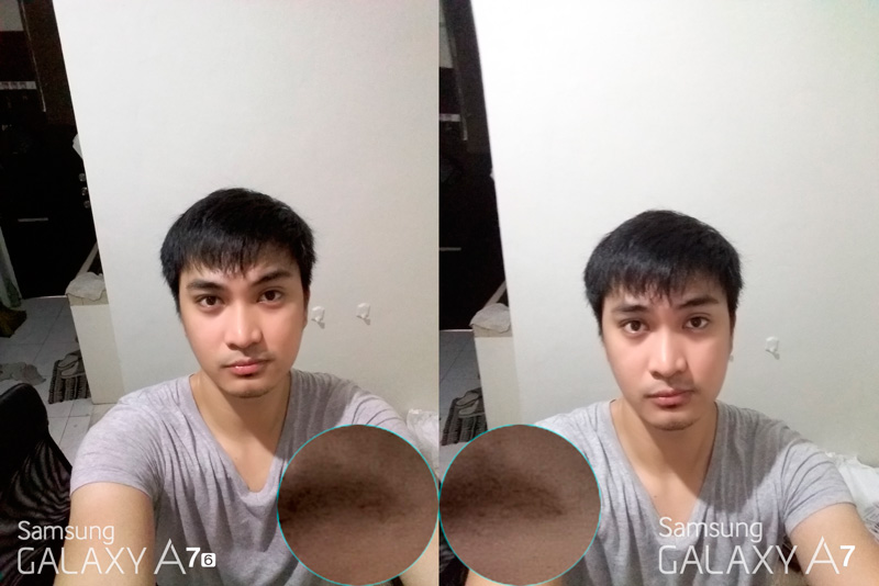 Galaxy A7 2016 VS A7 2015 indoor selfie philippines