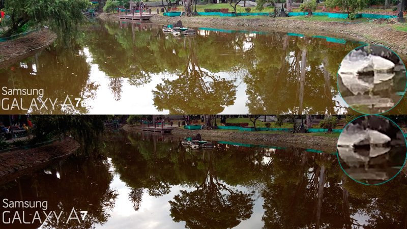 Galaxy A7 2016 VS A7 2015 pond sample shot philippines