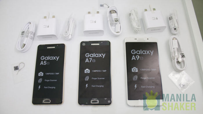 Samsung Galaxy A5 Galaxy A7 Galaxy A9 2016 Unboxing Retail Content