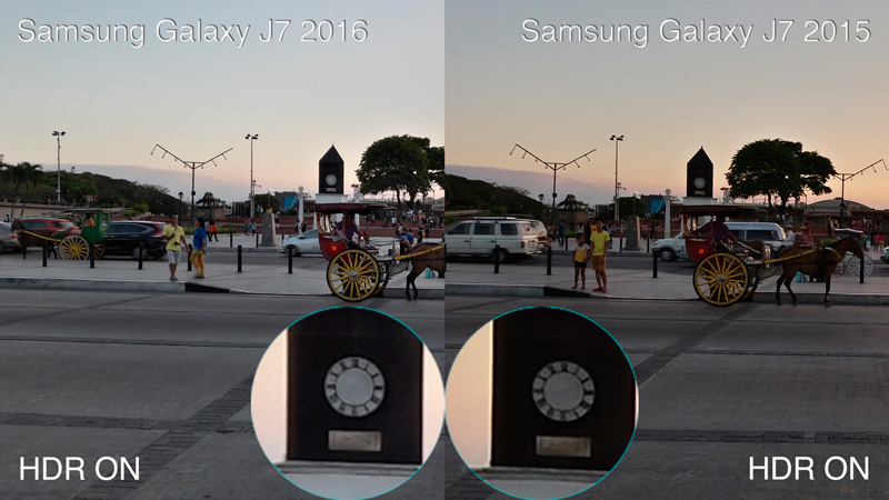 Samsung Galaxy J7 2016 vs 2015 HDR mode sample shot philippines