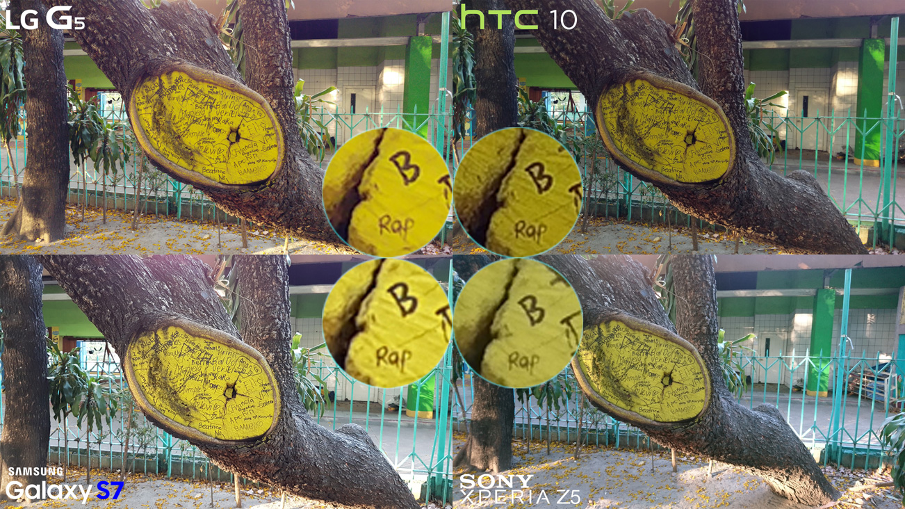 No HDR LG G5 vs HTC 10 vs Galaxy S7 vs Xperia Z5 Camera Full Comparison