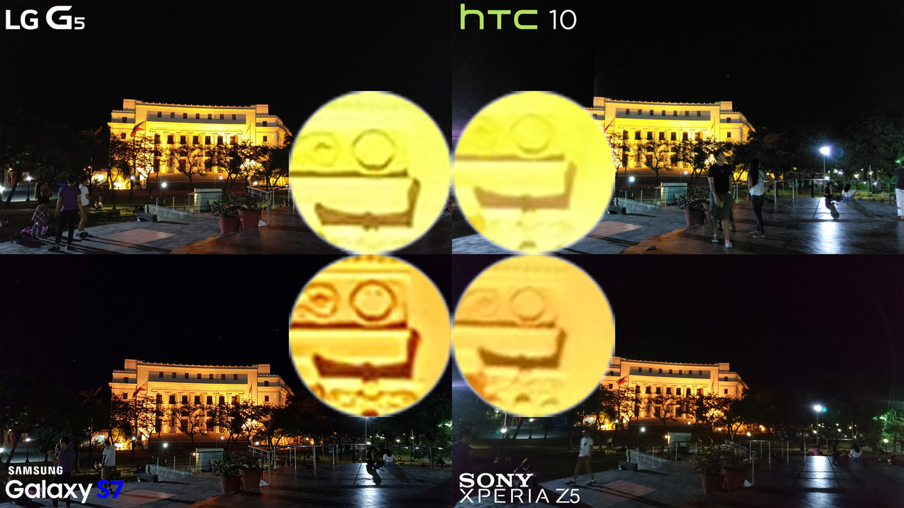 Low light night shot LG G5 vs HTC 10 vs Galaxy S7 vs Xperia Z5 Best Camera Full Comparison