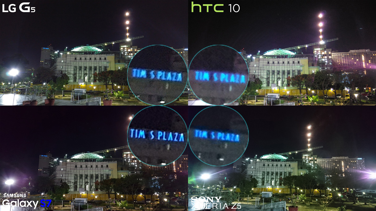 Low light night shot LG G5 vs HTC 10 vs Galaxy S7 vs Xperia Z5 Best Camera Full Comparison