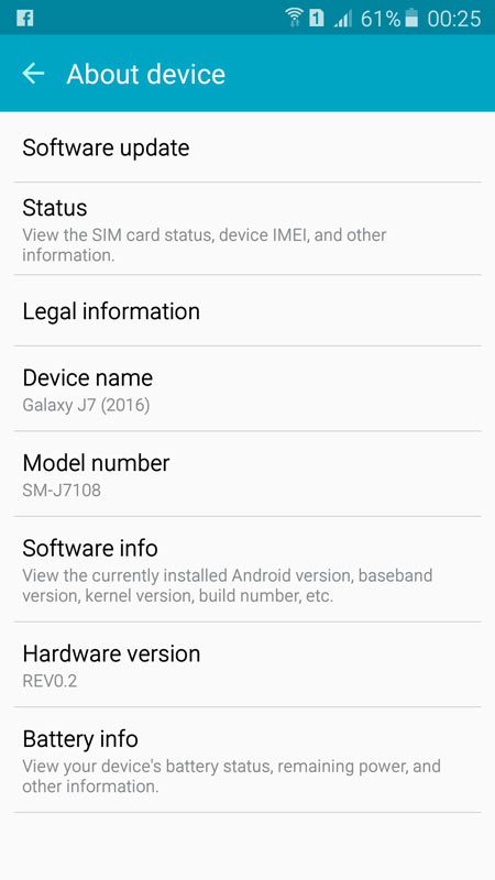 Samsung Galaxy J7 2016 battery antutu pcmark screen shot ui android 6.0 marshmallow2