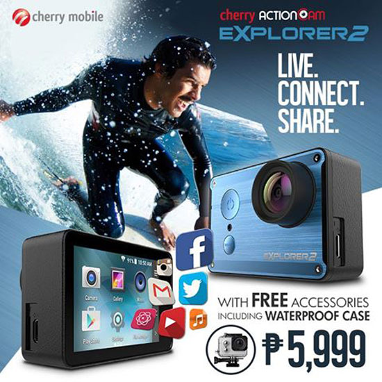cherry mobile action cam specs features images philippines