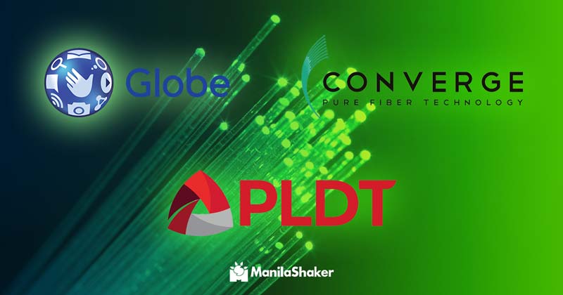 Fiber Optic Internet Philippines Price PLDT Globe Converge Plans