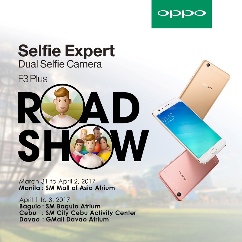 oppo-will-go-three-day-road-show-showcase-newest-selfie-expert-f3-plus