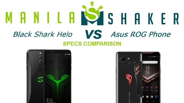 Xiaomi black shark helo vs asus rog phone