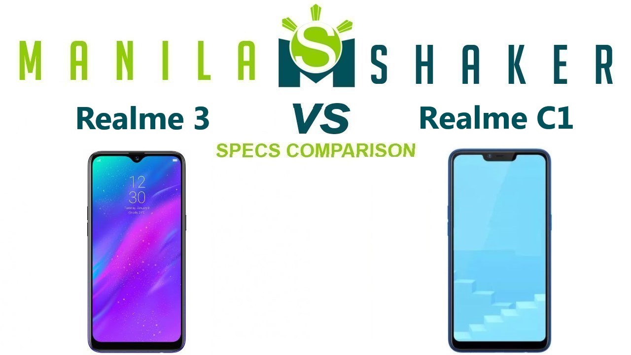 realme-3-vs-realme-c1-specs-comparison