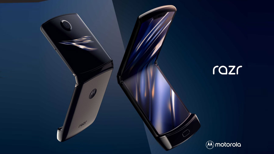 Motorola Razr foldable phone launched 6.2" flexible screen for 1500 price