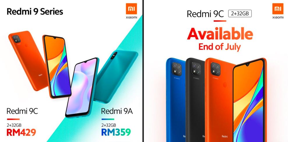 Redmi 9a 9c Now Official Up To Helio G35 5000mah Starting At P4 000