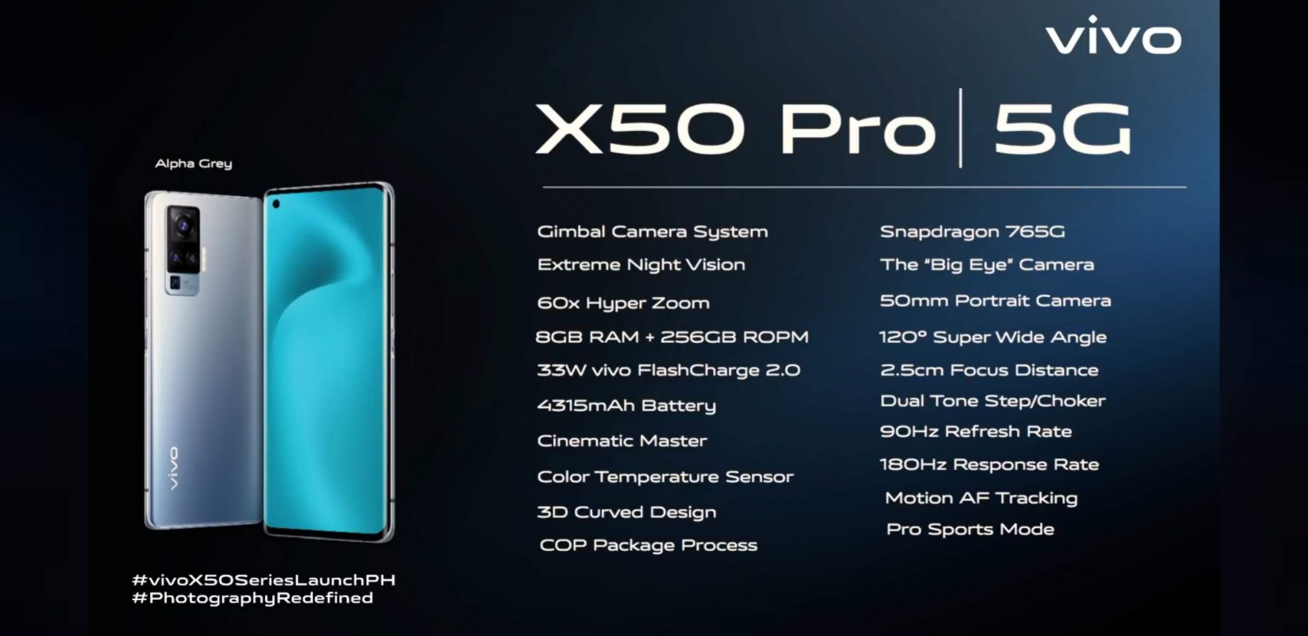 vivo x50 pro specs