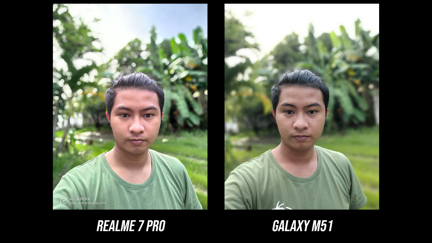 realme 7 selfie