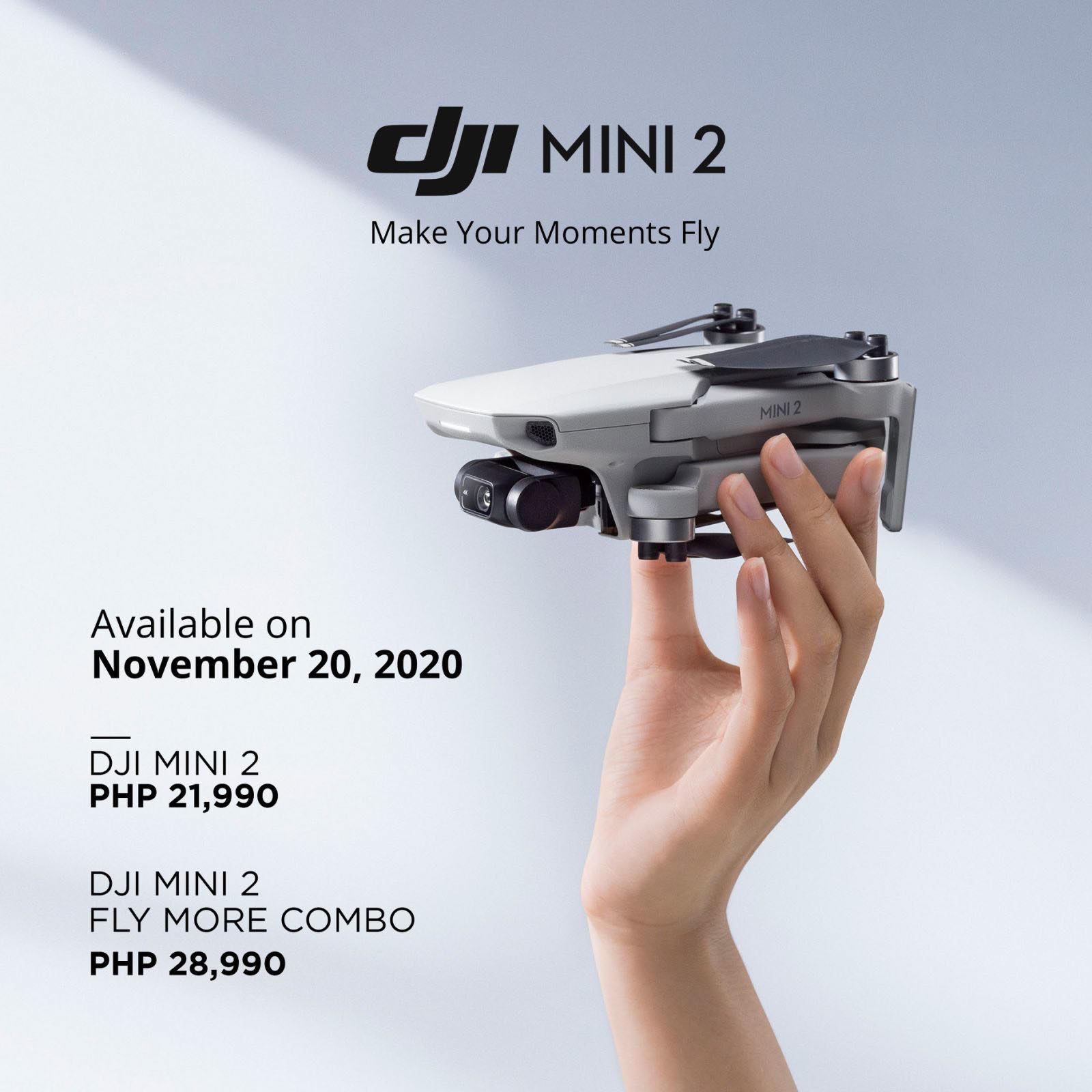 DJI Mini 2 with 4K Video To Available on November 20 for Php21,990