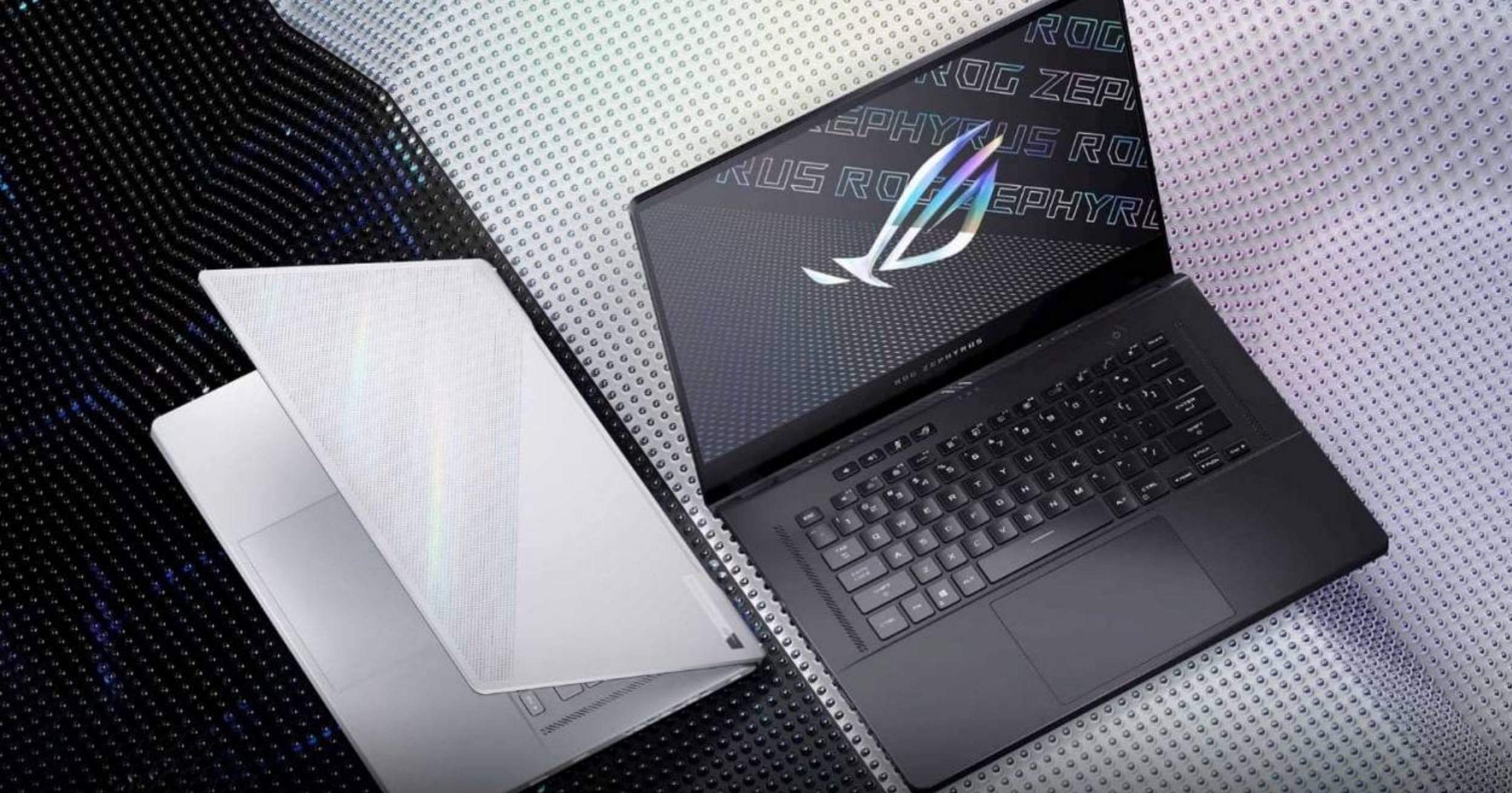 The ASUS ROG Zephyrus G14 (2021) with Ryzen 9 CPU; NVIDIA GeForce RTX