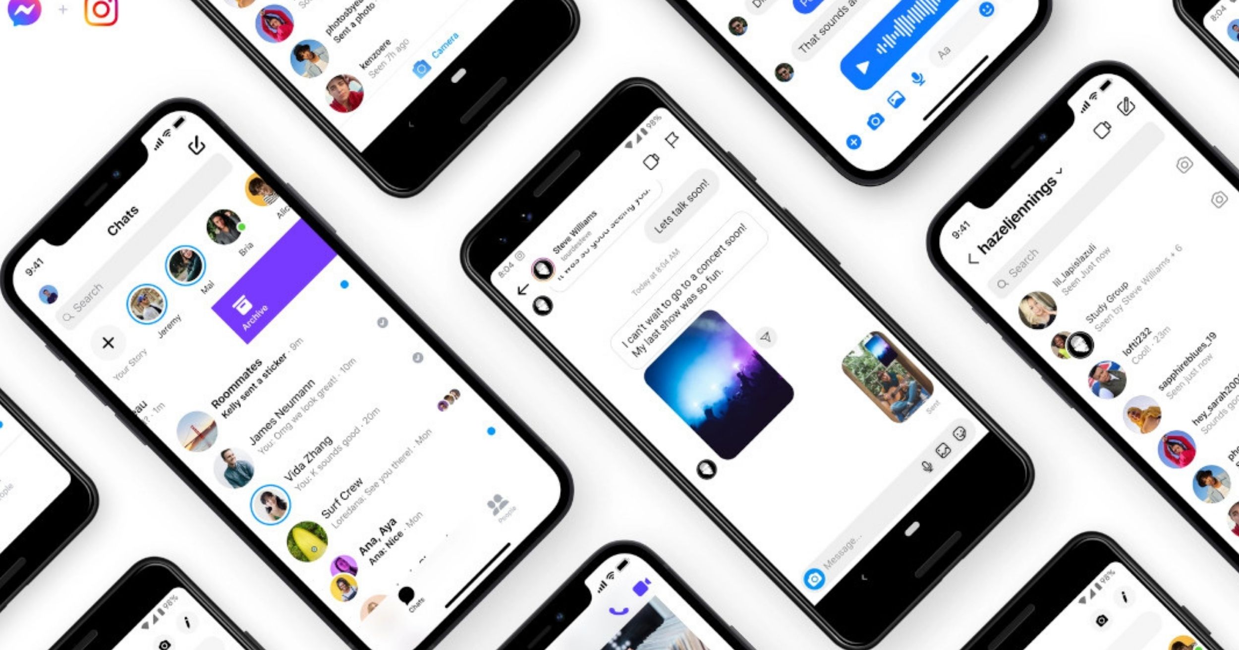 Facebook Messenger and Instagram Receives New Themes