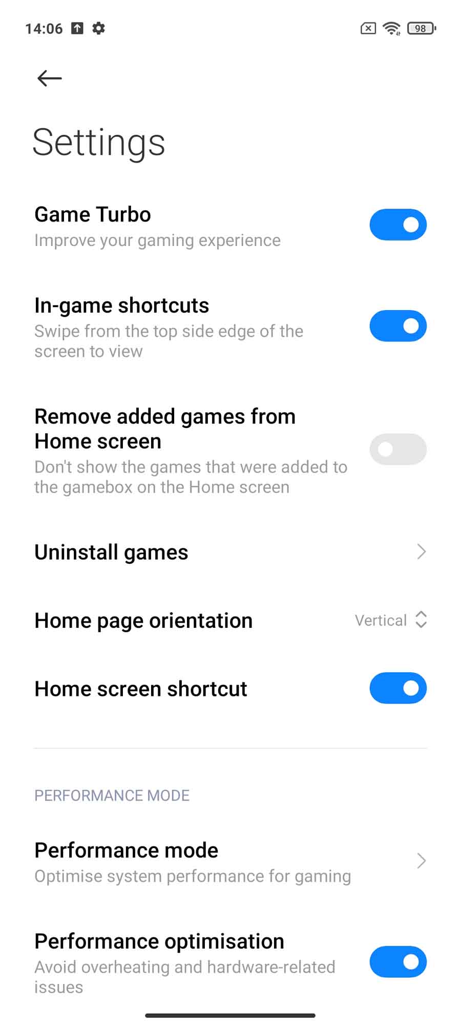 game turbo redmi note 10 5g