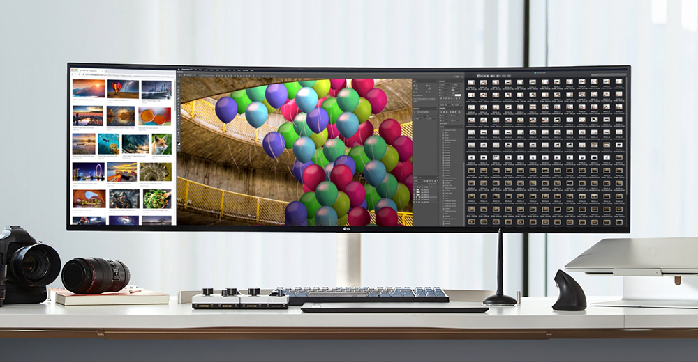 LG 49-inch UltraWide Dual QHD Monitor