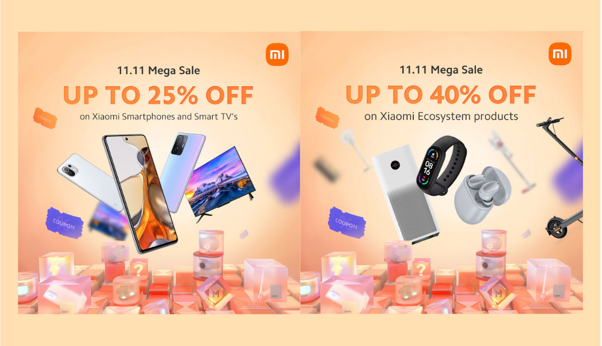 Get up to 40% off on Xiaomi products