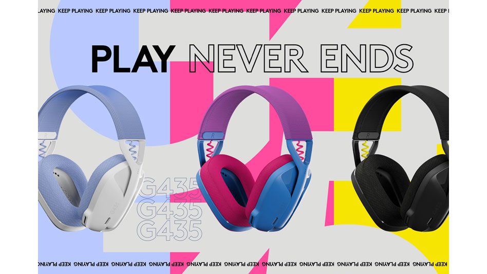 Logitech G launches G435 LIGHTSPEED Wireless Gaming Headset