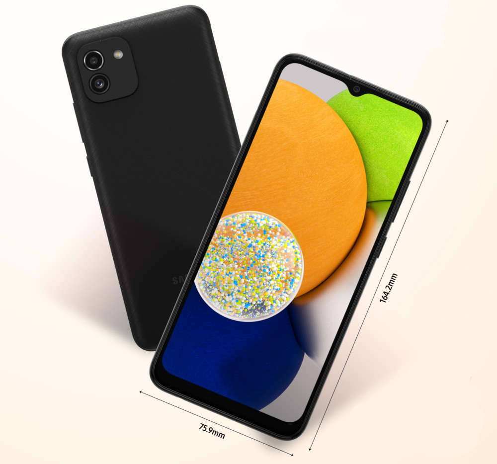 Samsung Galaxy A03 with 48MP