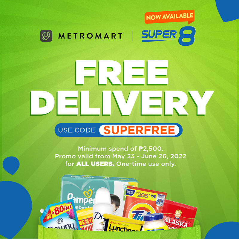 MetroMart announced that Super8 Grocery is now available for online delivery