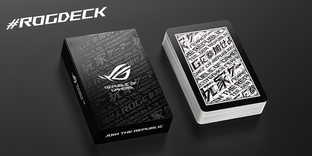 ASUS (Australia) en Twitter: "The ultimate offline gaming experience. #ROGDeck is here! Want to get your hands on our limited edition playing cards? Then head to the official #ROG #TikTok account to