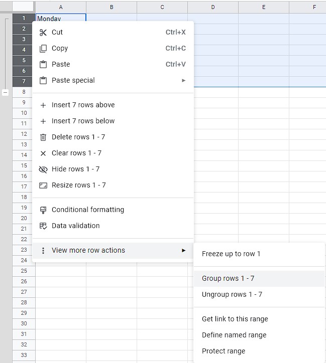 Google Sheets' Guide To Grouping And Ungrouping Rows And Columns