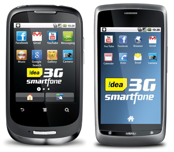 Idea launches new 3G Android Smartphones
