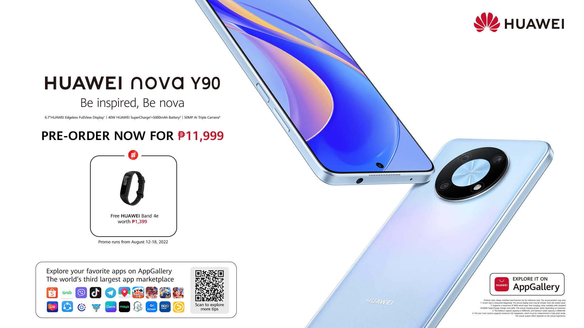 Nova Y90 Price and Preorder Details Announced by Huawei