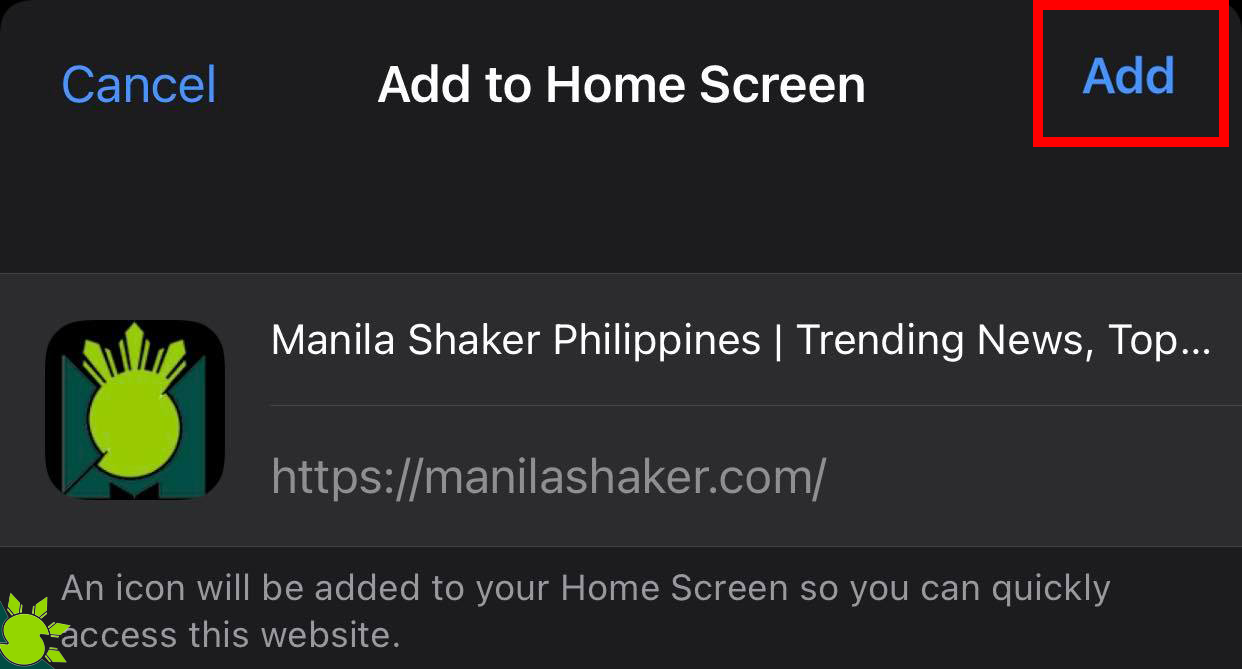 How to Bookmark a site on iPhone Safari