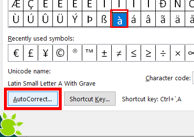 Microsoft Word: Adding Accent Marks to Letters