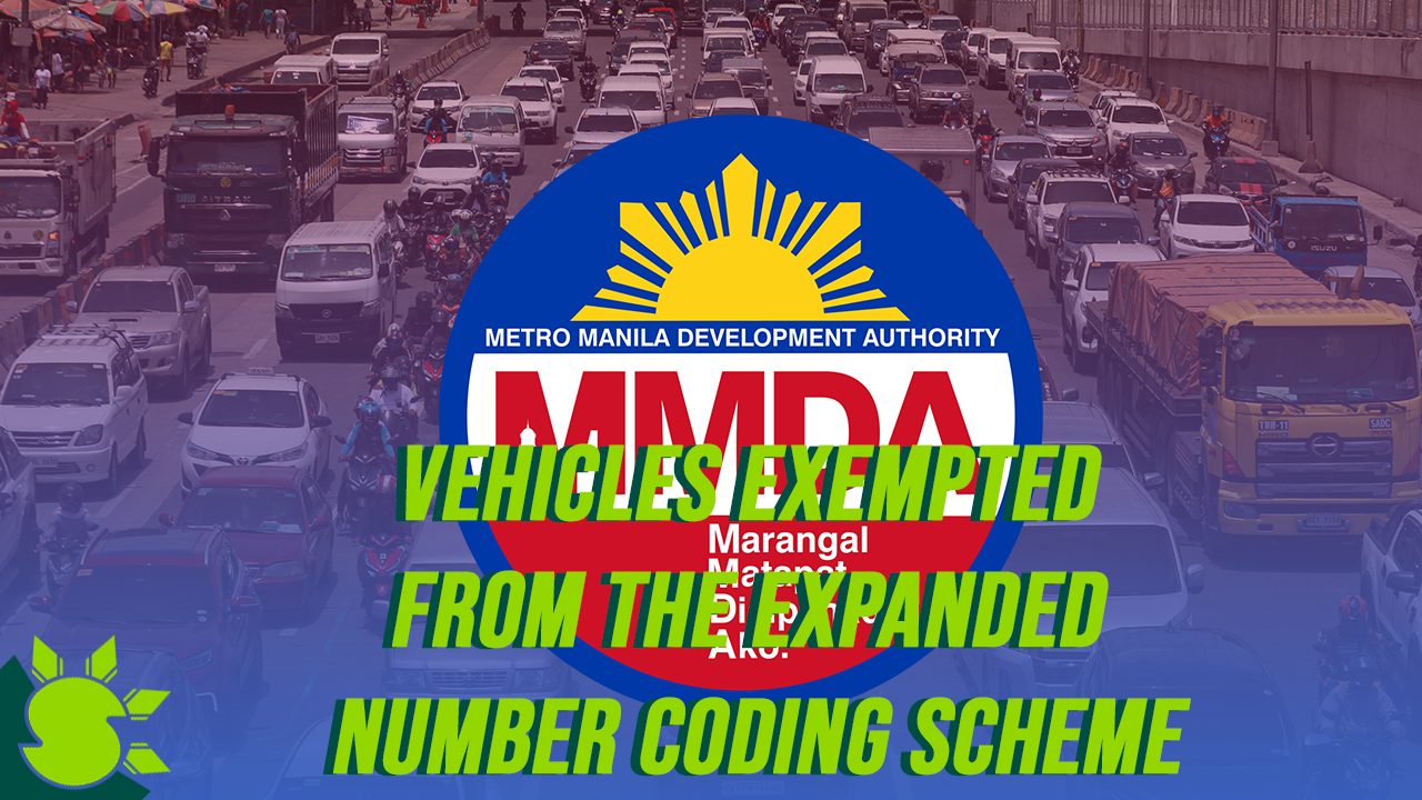 Vehicles Exempted from the Expanded Number Coding Scheme