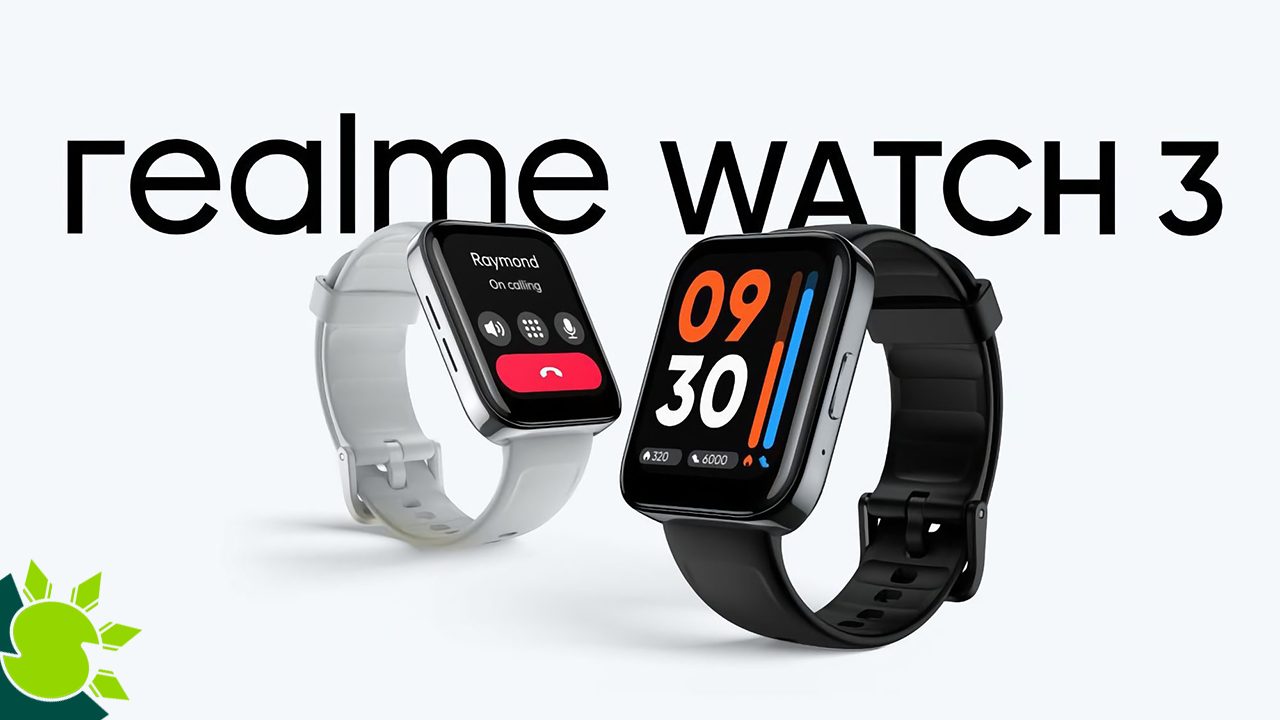 Leaked Realme Watch 3 Pro renderings and display information