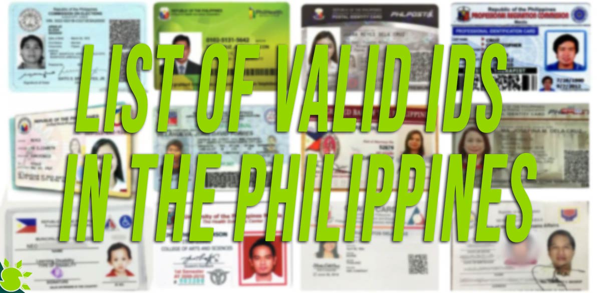 List Of Valid Ids In The Philippines 7453