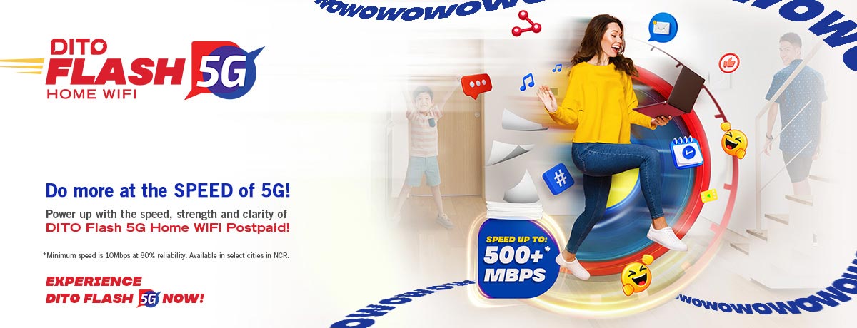 DITO Launches 5G Postpaid Home Internet