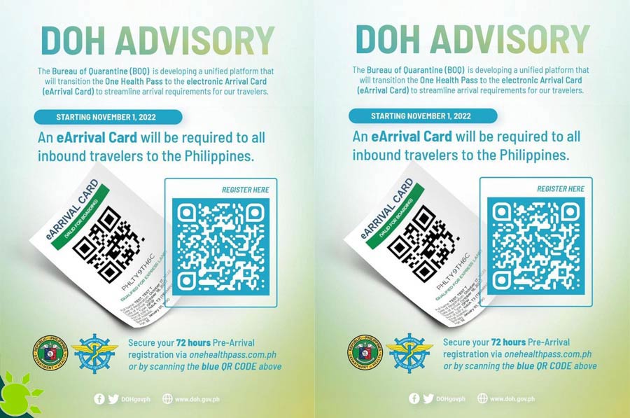 eArrival Card Before Flight to PH No Longer Required