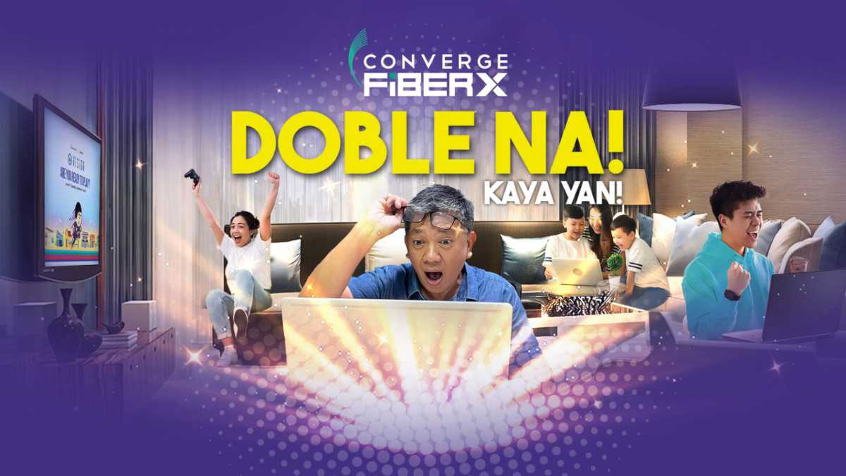 Converge ICT on X: Level up your online experience with GoFiber Online  Playtime! Apply now at  and get a FREE one month  Fiber X Time of Day speed boost. Not only