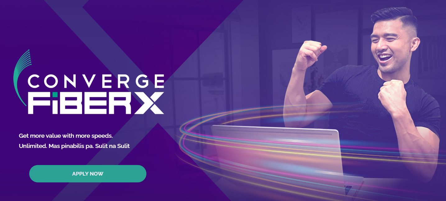 Converge ICT on X: Level up your online experience with GoFiber Online  Playtime! Apply now at  and get a FREE one month  Fiber X Time of Day speed boost. Not only