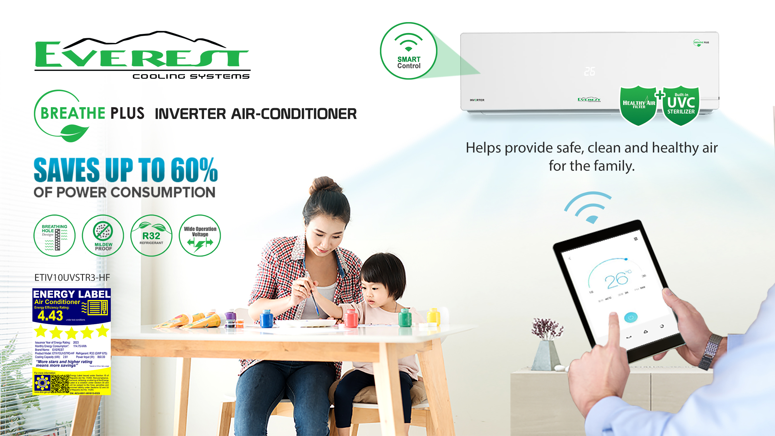 everest aircon inverter price