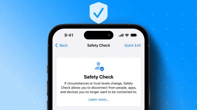 iPhone Safety Check