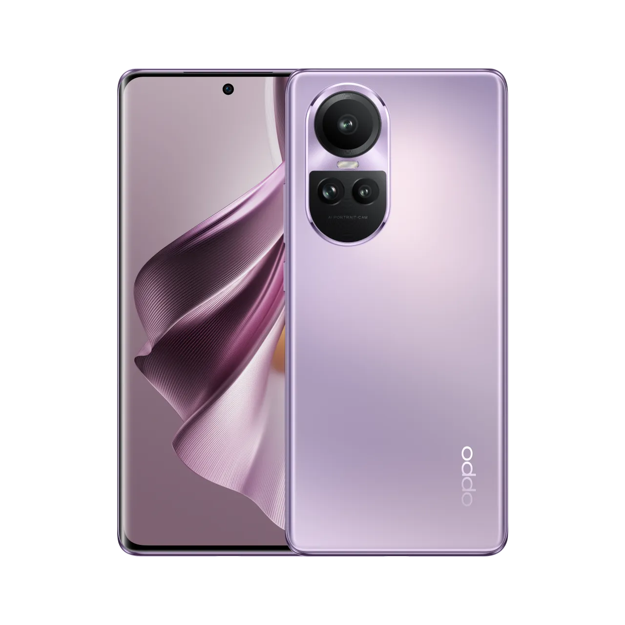 SEAHAI Cover Trasparente Per Oppo Reno 10 5G / Pro 5G - Sottile Antiurdo In Plastica Dura + TPU, Colore Blu