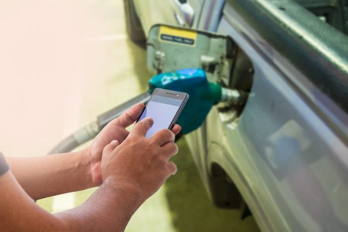 Using Phone While Pumping Gas
