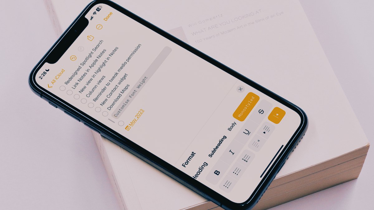 iOS 17 Non-Latin Notes