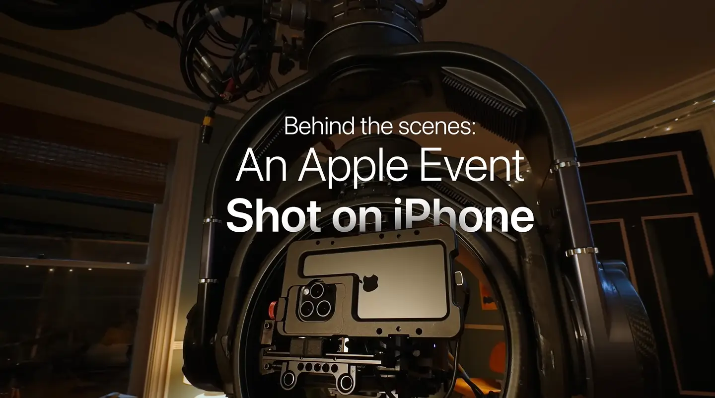 Apple Event Shot with iPhone